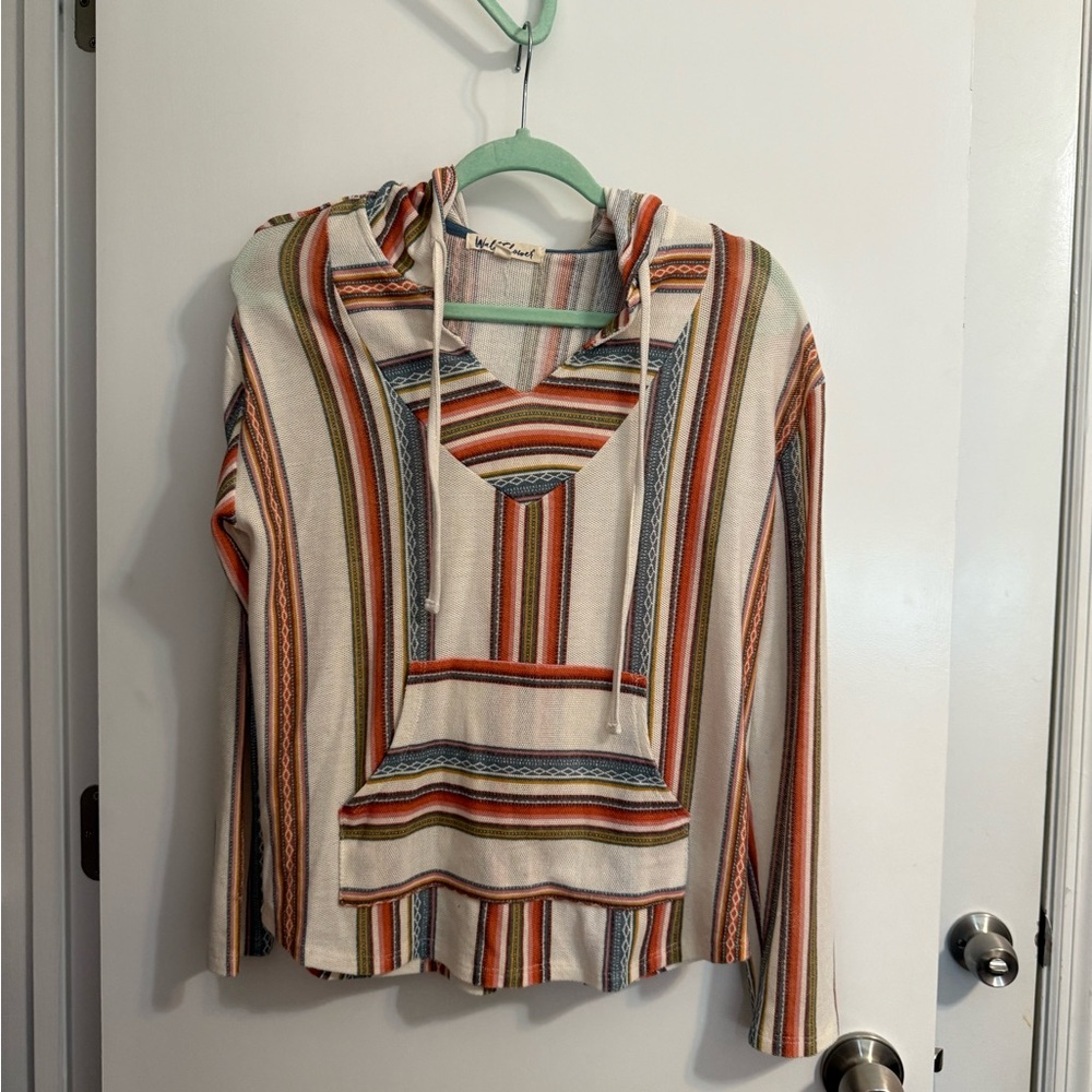 Colorful Striped Hoodie